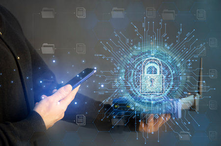 cybersecurity concept, user privacy security and encryption, secure internet access Future...