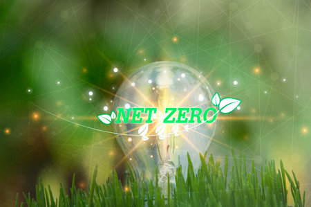 The concept of net zero carbon and carbon neutrality for the goal of net zero greenhouse gas...