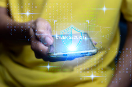 Online login verification concept, password entry, identity verification