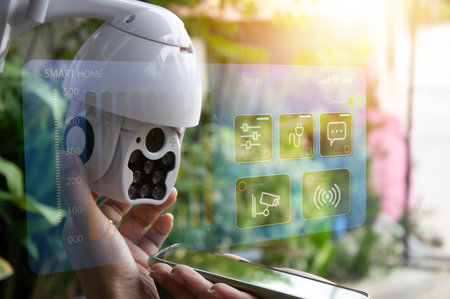 IP wifi wireless security camera supports Internet installation technology, security systems, smart...