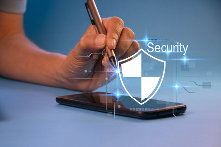 Cryptography and Cybersecurity Concepts Using Passwordsの写真素材