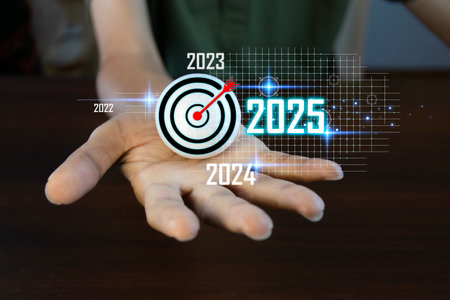 The concept of setting work goals in 2025