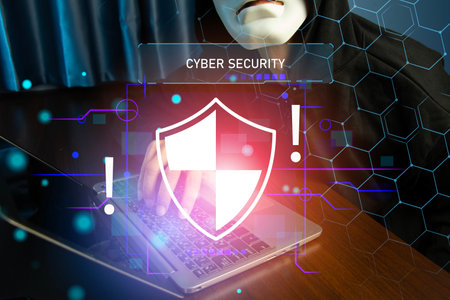 Online Data Protection Concept, Data Hacking Protection