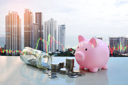 Saving and investment concept, real estate investmentの写真素材