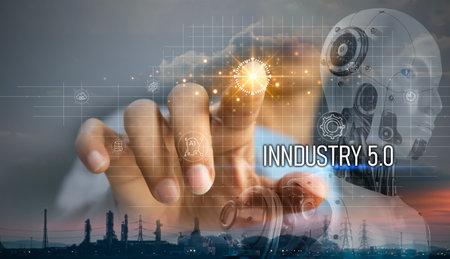 The concept of using artificial intelligence to control the system, industry using artificial...