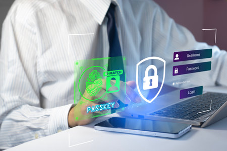 concept of using Passkey instead of a code set for maximum security Biometric Lock