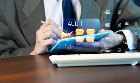 Concept of auditing the company's accountsの写真素材