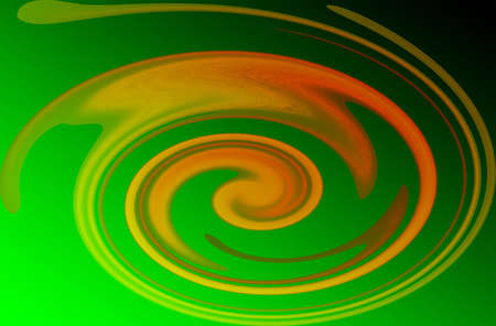 orange swirlの写真素材