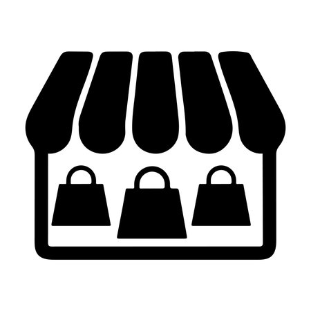 shopping bag icon vector. Shopping bag symbol for web site design, logo, app, UIのイラスト素材