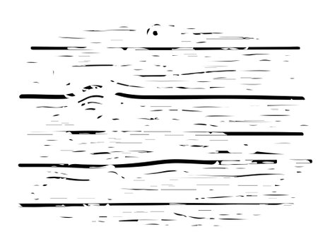 Vector illustration of grunge brush strokes. Grunge texture.のイラスト素材