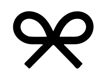 Black ribbon isolated on white background. Vector illustration. Eps 10.のイラスト素材