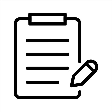 checklist vector icon, Vector icon of Task, checklist icon, illustration vector template on white backgroundのイラスト素材