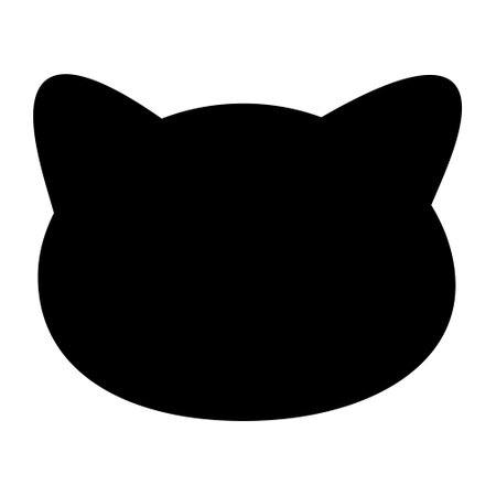 cat silhouette, vector sphinx, side view, cat breeds, pet, animals cat.のイラスト素材