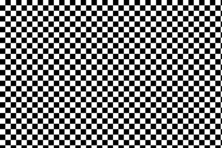 Black and white checkered pattern . Chess pattern . Black and white square backgroundのイラスト素材