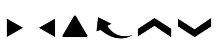 Collection different arrows sign vector. arrow icon set. right narrow arrow. forward symbol. modern...