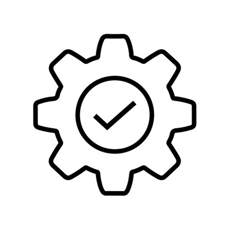 technical vector icon. complete icon solution sign vector on white backgroundのイラスト素材