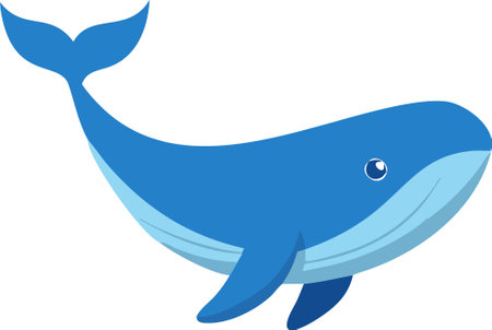 cartoon dolphin vector illustrationのイラスト素材