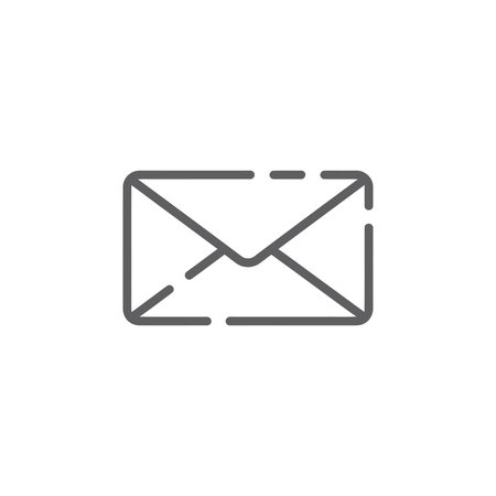 Vector art of envelope icon for email and messagingのイラスト素材