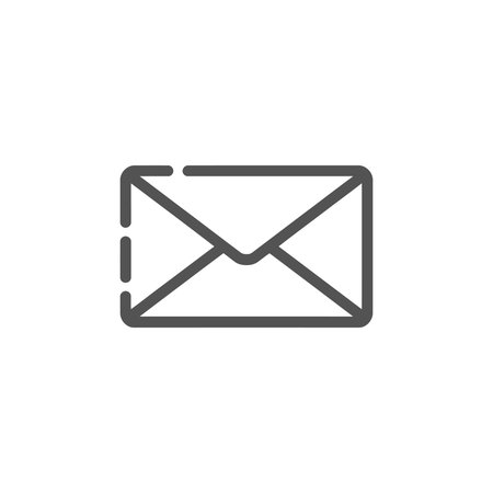 Vector art of envelope icon for email and messagingのイラスト素材