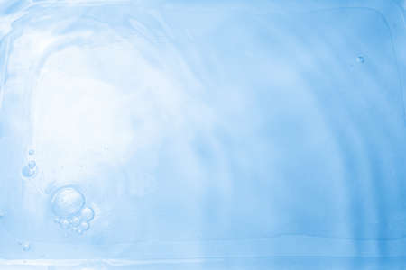 Water bubbles and water surface and underwater materials. Images of health and medicine, environment and lifestyle, and beverages.の写真素材