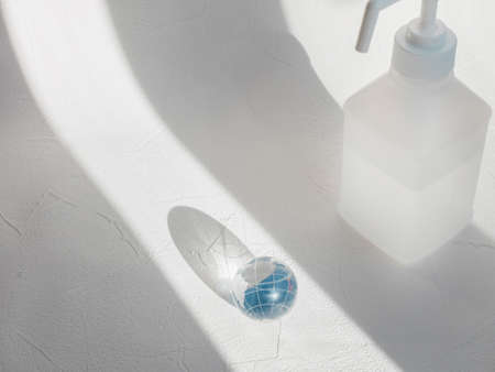 Disinfectant and the Earth.