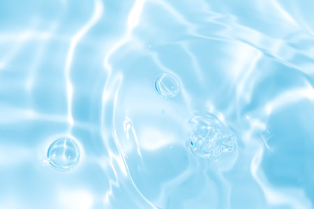 Water surface, underwater, water textures. Images of health and medicine, environment and lifestyle,...