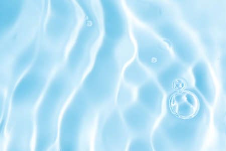 Water surface, underwater, water textures. Images of health and medicine, environment and lifestyle, beverages.の写真素材