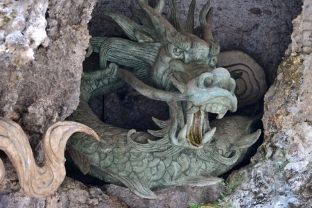 Yunnan Lijiang Dongba Valley-dragon cravingの写真素材