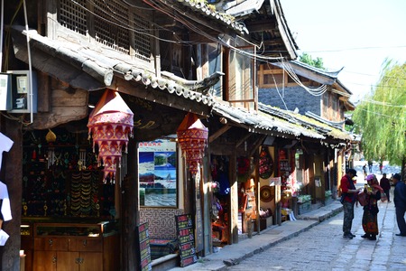 Ancient town of Lijiang, Yunnanのeditorial素材