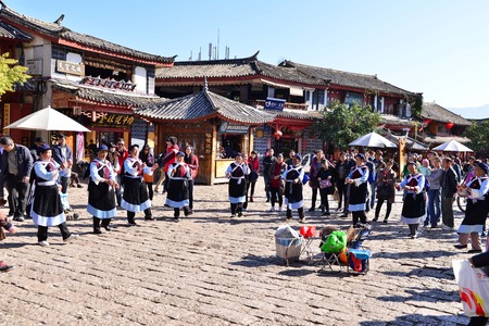 Ancient town of Lijiang, Yunnanのeditorial素材
