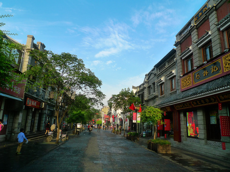 Snack Street, Wuhan hubu laneのeditorial素材