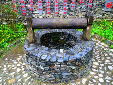 well at the exterior of a buildingのeditorial素材