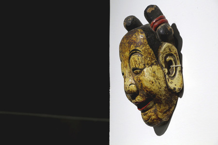 The Xiangdong Nuo Mask in museumのeditorial素材