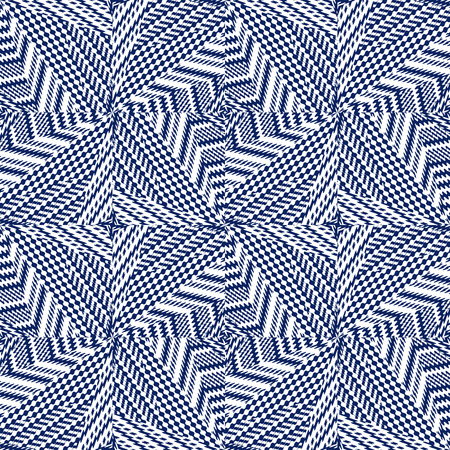 Vector seamless pattern, abstract geometric background illustration, fabric textile pattern