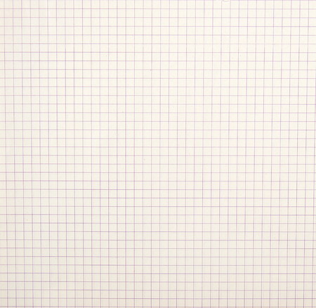 Sheet of school notebook in a cell, full frame, abstract backgroundの写真素材