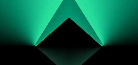 Abstract blue background with gradient and smooth transitions, smooth lines