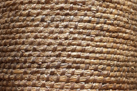 Vintage woven basket. Ideally as backgroundの写真素材