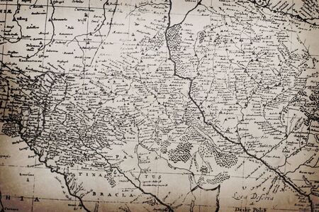 Old map. Ideally as backgroundの写真素材