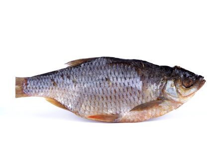 Dried redeye isolated over the white background