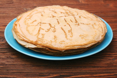 Stack of pancakes or crepe