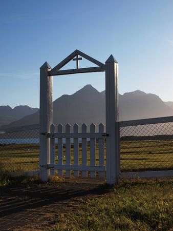 Church gateの写真素材