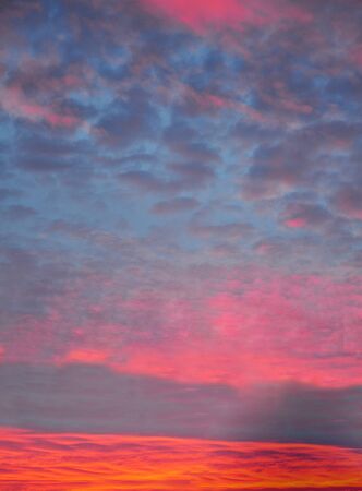 Colorful sunset skiesの写真素材