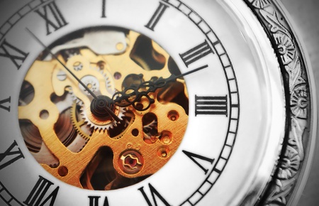 Old clock machine 