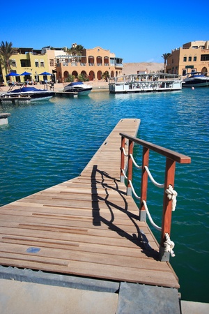 Luxury yachts at El Gouna, Egypt, on the Red Sea.のeditorial素材