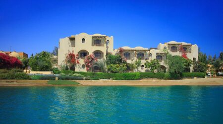 villa. El Gouna. Egypt.のeditorial素材