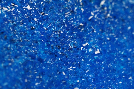 Crystals of blue vitriol - Copper sulfateの写真素材