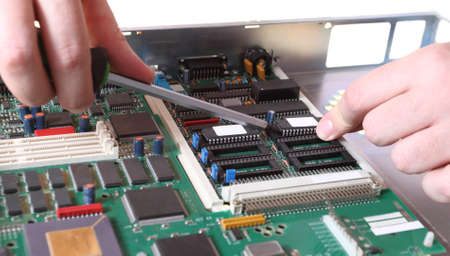 IC changing on motherboard of computer