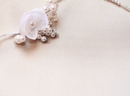 Beautiful brides jewelry - close upの写真素材
