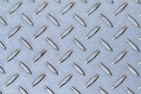 Seamless steel diamond plate texture - blue toneの写真素材