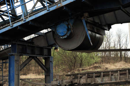 Photo of an old and ruined industrial place